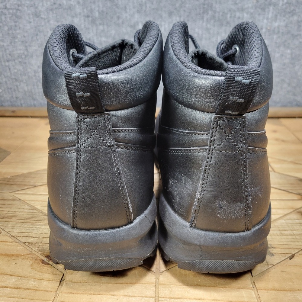 Nike Manoa Mid Men's Size 13 Winter Sneaker Boots Triple Black Leather - Picture 9 of 16